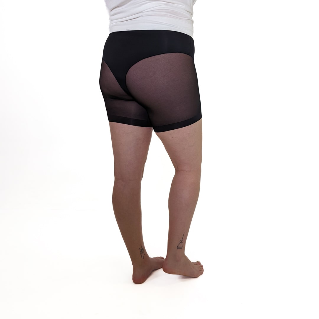 Calzitaly - Seamless Anti-Chafing Shorts With Lace – tights dept.